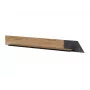 Peldošs plaukts cama meble OVO 1300×200×150 mm ozols/betons, skaidu plātne, piestiprināms pie sienas