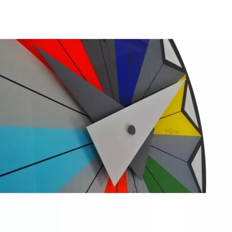 NeXtime klok 8163 Circus, Ø43 cm, sienas, melna/daudzkrāsu