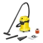Mitrā un sausā putekļsūcējs Karcher WD 3 V-17/4/35, 17 L, 1000 W, 4,5 kg, 4 riteņi, 3,5 m šļūtene