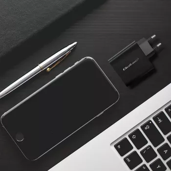 Lādētājs QOLTEC Super Quick PD 65W USB‑C Power Delivery 5–20V, 1x USB‑C, USB PD 3.0, Type C spraudnis, 65 W