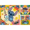 Bērnu puzle Ravensburger Disney Stitch — 3 x 49 gabaliņi, piemērota bērniem
