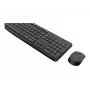Logitech Keyboard MK235 bezvadu tastatūra+pele pelēka CZ