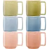 6 keramikas krūžu komplekts Staub Daudzkrāsains 350 ml – 6×350 ml keramikas krūzes