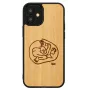 Aizsargājošs telefona vāciņš Man and Wood iPhone 12 mini — bērnu zivs dizains