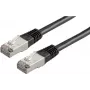 Tīkla kabelis ROLINE S/FTP (PiMF) ielāpu vads RJ-45 Cat.6 20,0 m Melns