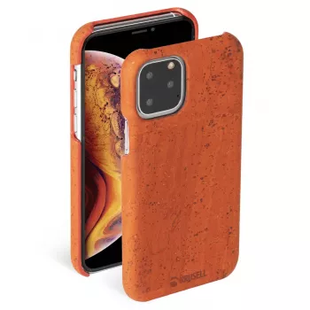 Aizsargājošs tālruņa vāciņš Krusell Birka Apple iPhone 11 Pro Max — rūsas krāsa