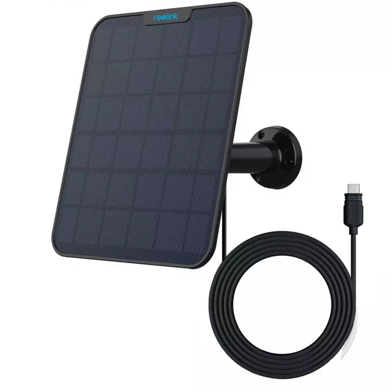 Reolink Solar PANEL-Melns 2 TYPE-C