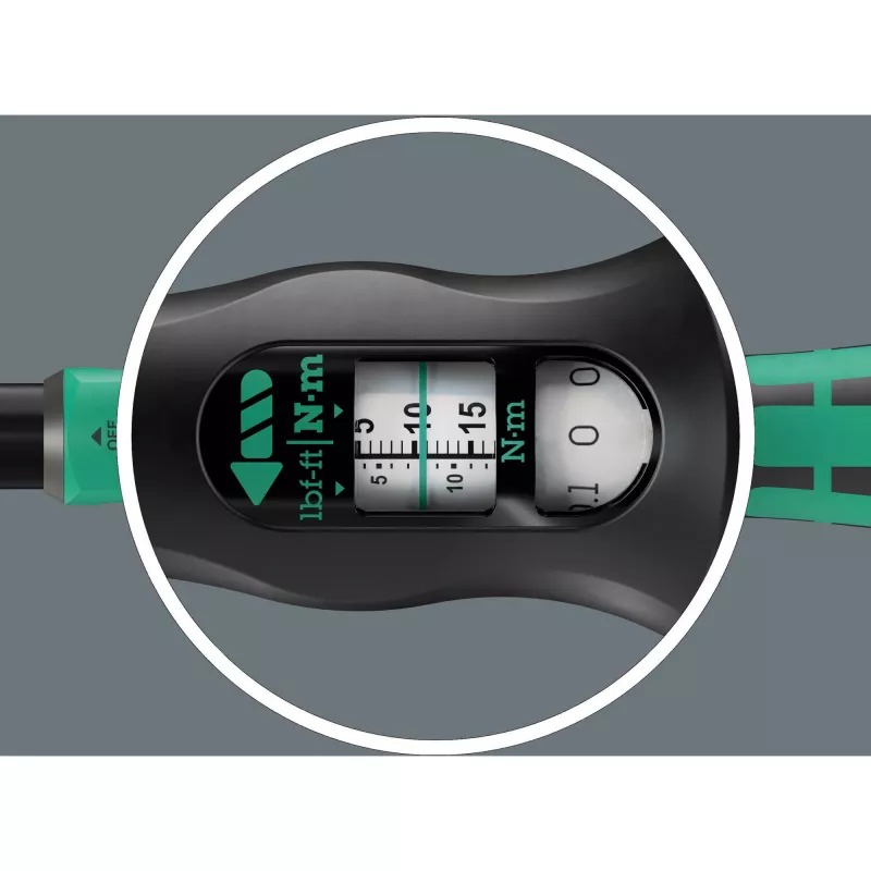 Klikšķa griezes momenta atslēga Wera 05075691001 Nm Mehāniska 330mm