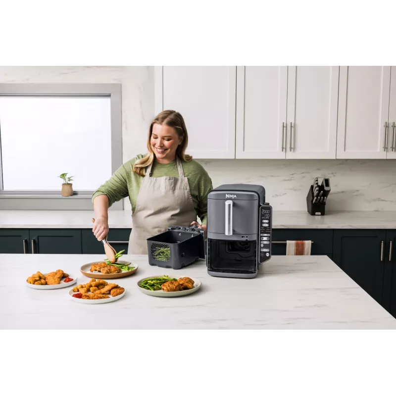 Ninja Double Stack XL Air Fryer 2 nodalījumi ar temperatūras zondi SmartCook 9,5 L SL451EU