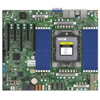Supermicro - Mātesplate MBD-H13SSL-N-B, AMD, Socket SP5, AMD EPYC 9004, Socket SP5, DDR5-SDRAM, max. 3 TB DDR5 DIMM SATA 6 GB/s grafika USB 3.1 USB 3.0 USB 3.0 RJ-45 VGA PCI-Express