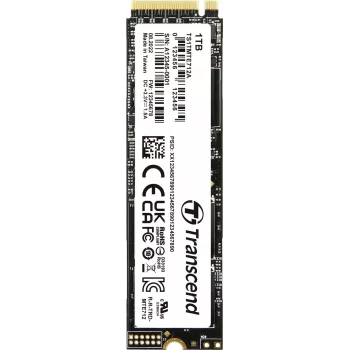Transcend MTE712A - SSD - šifrēts - 1 TB - iekšējais - M.2 2280 (Divpusējs) - PCIe 4.0 x4 (NVMe) - 256-Bit-AES - Paššifrējošais disks (SED), TCG Opal šifrēšana 2.0 (TS1TMTE