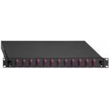 Optiskās šķiedras paneļa ielāps Rutenbeck 2280300240 LC Duplex MM 24 pieslēgvietas 1U (48,3 cm)