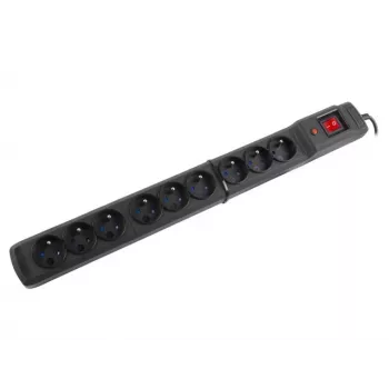 Pārsprieguma aizsargs Armac M9/15/CZ melns 9 maiņstrāvas kontaktligzdas 250 V 1,5 m