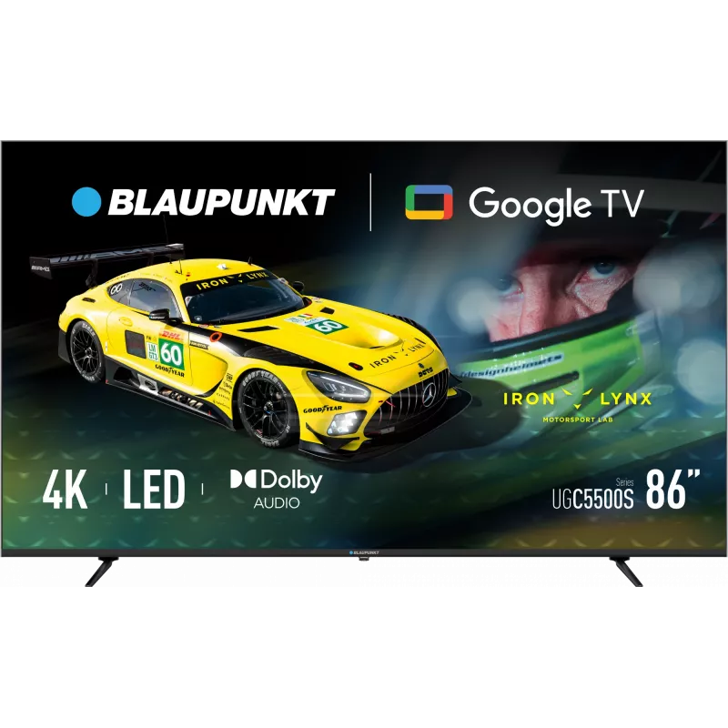 Blaupunkt LED TV | 86UGC5500S | 86 | Smart TV | Google TV | UHD | Melns