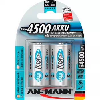 1x2 Ansmann maxe akumulators NiMH Baby 4500 mAh German (5035352)