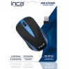Cian Technology GmbH INCA pele IWM-221RSMV Nano-USB bezvadu 1000 DPI melna/sudraba mazumtirdzniecība - pele