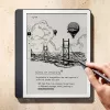 Ebook New Kindle Scribe - 2024 izlaidums 10.2 bezatspīduma 64GB Wi-Fi (bez bloķēšanas ekrāna reklāmām) ar Premium Pen Tungsten