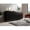Kumode Cama Meble ETNA 2000×420×820 mm, melna matēta, skaidu plāksne