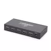 HDMI video splitter GEMBIRD DSP-4PH4-02 — 4× HDMI izejas, HDMI 1.4, 225 MHz, tērauda korpuss, 146×73×24 mm