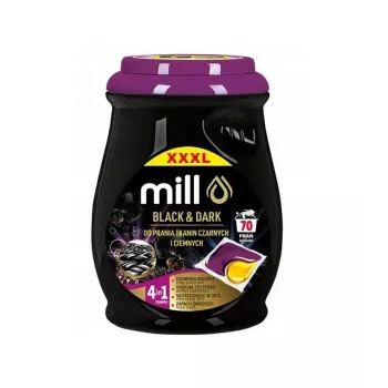 MILL PROFESSIONAL 2 kameru kapsulas melnai un tumšai veļai 70 gab.