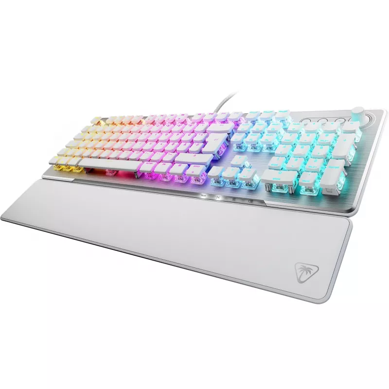 Turtle Beach Vulcan II tastatūra Spēļu USB Vācu Balts
