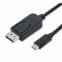 ROLINE 11.04.5835 Video kabeļa adapteris 1 m DisplayPort USB Type-C melns (11.04.5835)