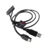 Akasa Flexstor eSATA kabelis 6,40 cm (2.5) - SATA-HDD un -SSD (AK-CBSA03-80BK)