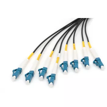 DIGITUS Vorkonfektionierte Fibre Optic Universal Breakout kabelis, Singlemode OS2, 8 šķiedras, LC/UPC - LC/UPC
