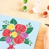 Ravensburger gleznošanas komplekts CreArt – Bouquet of Roses, krāsošanas pēc numuriem komplekts (modelis 25520)