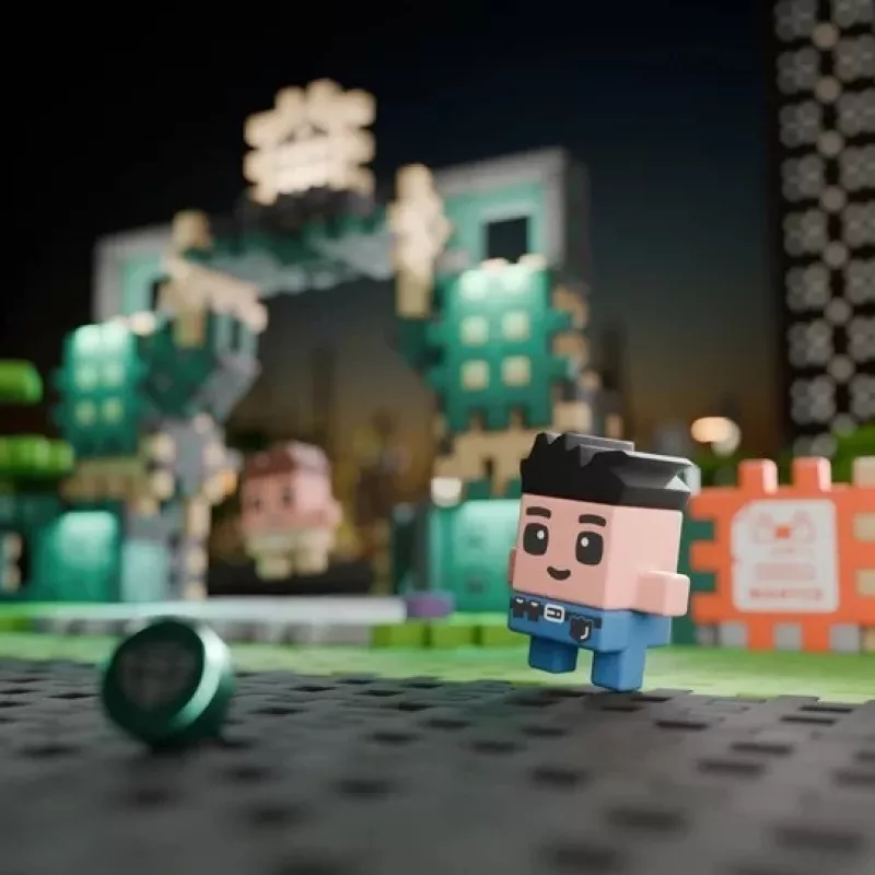MARIOINEX Mini Vafeļu pilsētas bankas aplaupīšanas būvniecības bloki, 148 gab.