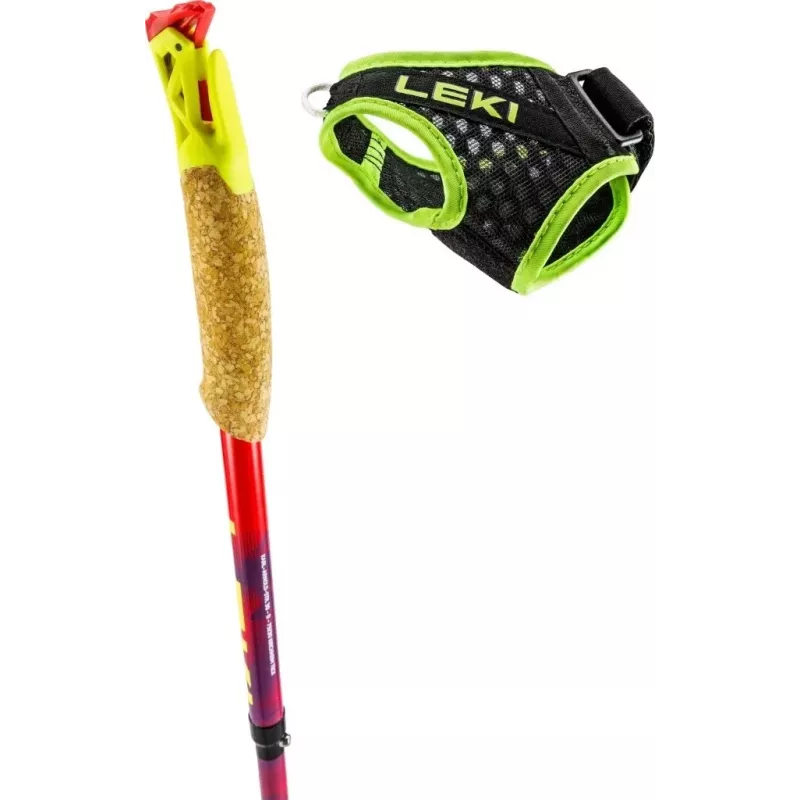 Pārgājienu nūjas LEKI TRL ULTRATRAIL FX ONE, 125 cm, sarkanas