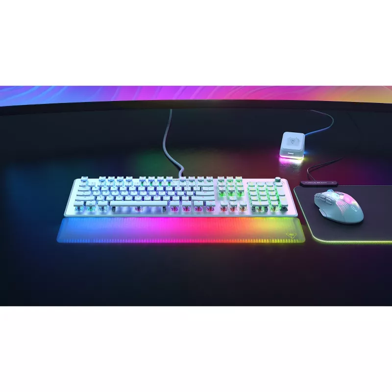 Turtle Beach Vulcan II Max klaviatūra Spēļu USB Vācu Balta