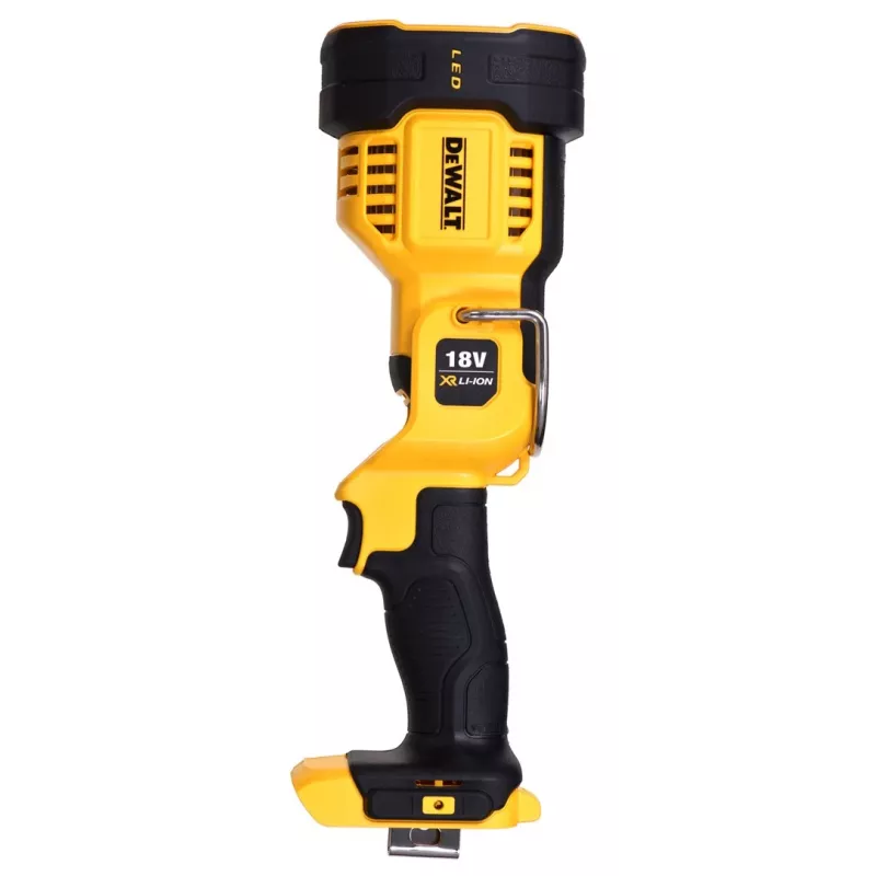 Piekarināms darba lukturis DeWalt DCL043-XJ, LED 1000 lm, 3 spuldzes, 90° staru kūlis, dzeltens/melns