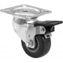 Riteņu ritentiņš 50 mm Roadinger 30004016 pelēks ar bremzi