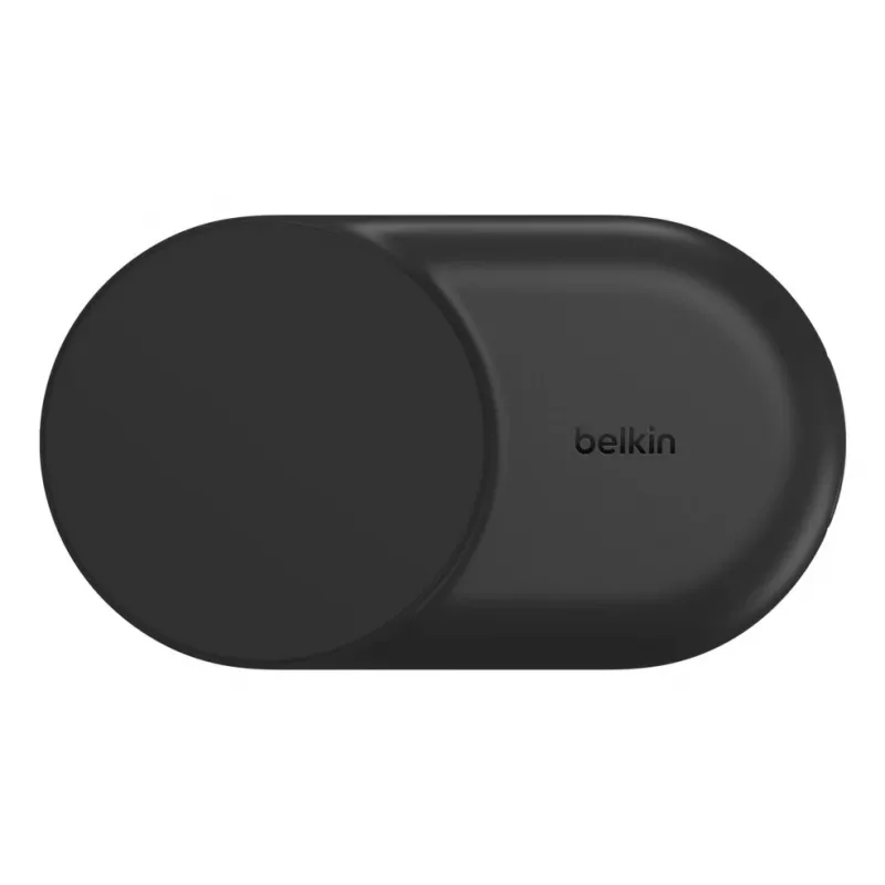 Belkin UltraCharge 25W Qi2 3in1 magnētiskais lādētājs, EU, melns, apaļš