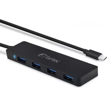 USB centrmezgls FANTEC UMP-4U31-C ar 4x USB-A 3.0 pieslēgvietām un USB-C savienojumu