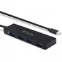 USB centrmezgls FANTEC UMP-4U31-C ar 4x USB-A 3.0 pieslēgvietām un USB-C savienojumu