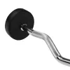 HMS GSL35 fiksēts stienis/svira gumijots salauzts 35 kg
