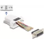 DeLOCK D-Sub 15 kontaktu ligzda uz RJ45 ligzdu montāžas komplekts, balts, VGA RJ-45