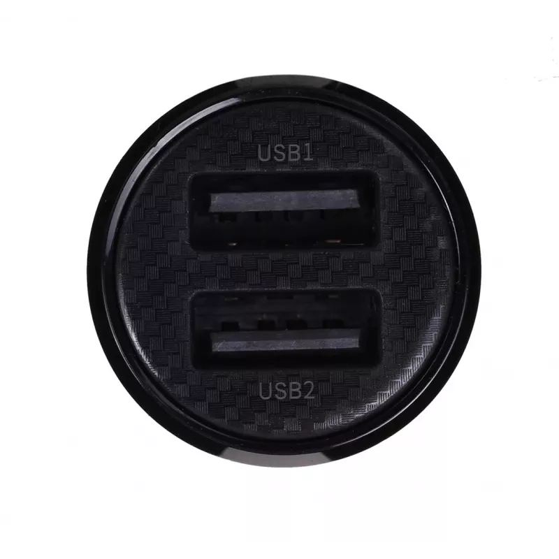 Baseus Gain Pro Universal Auto lādētājs Melns — 2× USB 2.0, 2.4 A katrā portā, Ieeja 12–24 V, 5 V izeja