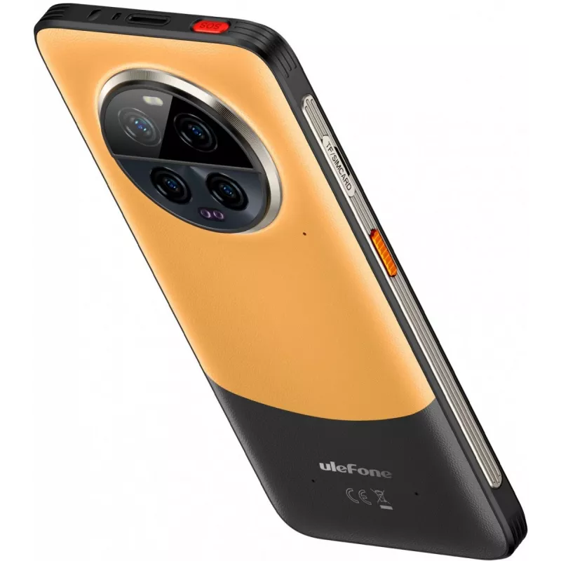 Rugged viedtālrunis UleFone Armor 23 Ultra 5G — 12 GB RAM, 512 GB atmiņa, oranžā krāsā