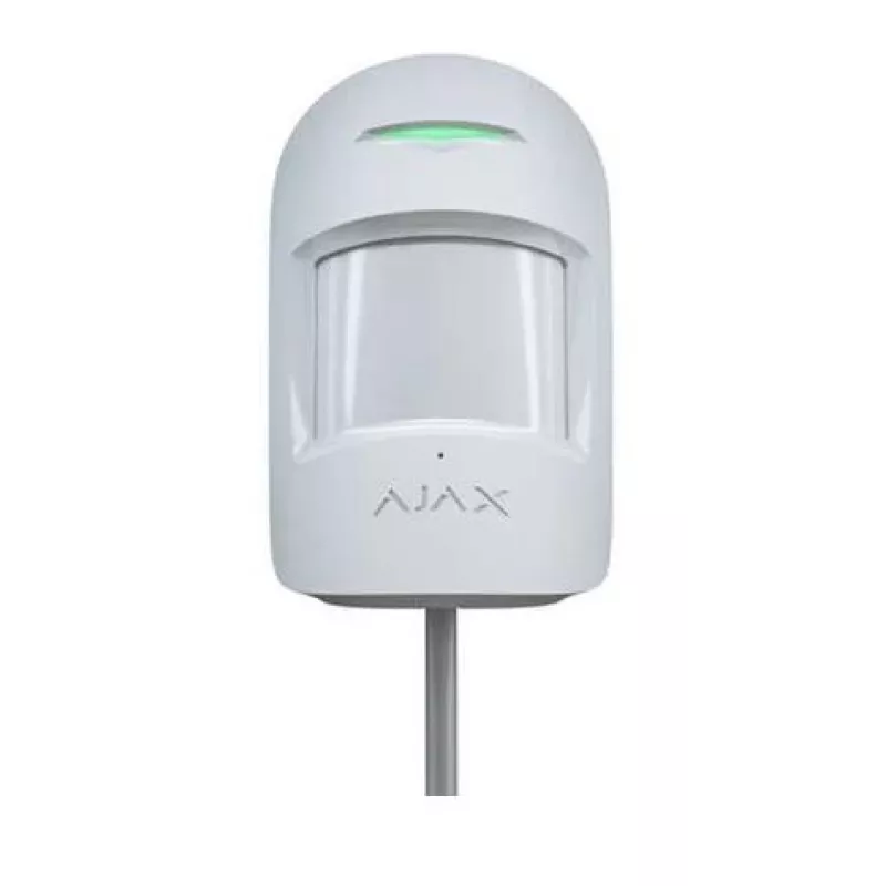 Vadu PIR kustības sensors Ajax Superior CombiProtect Fibra — pie sienas stiprināms, 12 m, balts