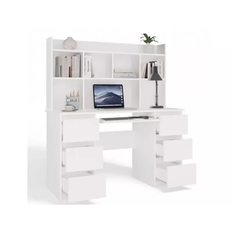 KUBA Rakstāmgalds komplekts + Extension Piece, balts