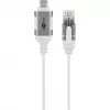 Goobay Ethernet kabelis USB-C 3.1 uz RJ45 plāns 2 m - savieno maršrutētāju, modemu vai (74387)