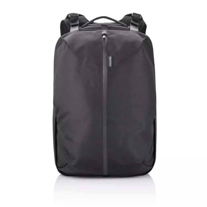 Mugursoma XDDESIGN FLEX GYM BAG — 24 L, piemērota 15,6 collu / 39,6 cm planšetei / piezīmjdatoram, polsterētas regulējamas plecu siksnas, melna