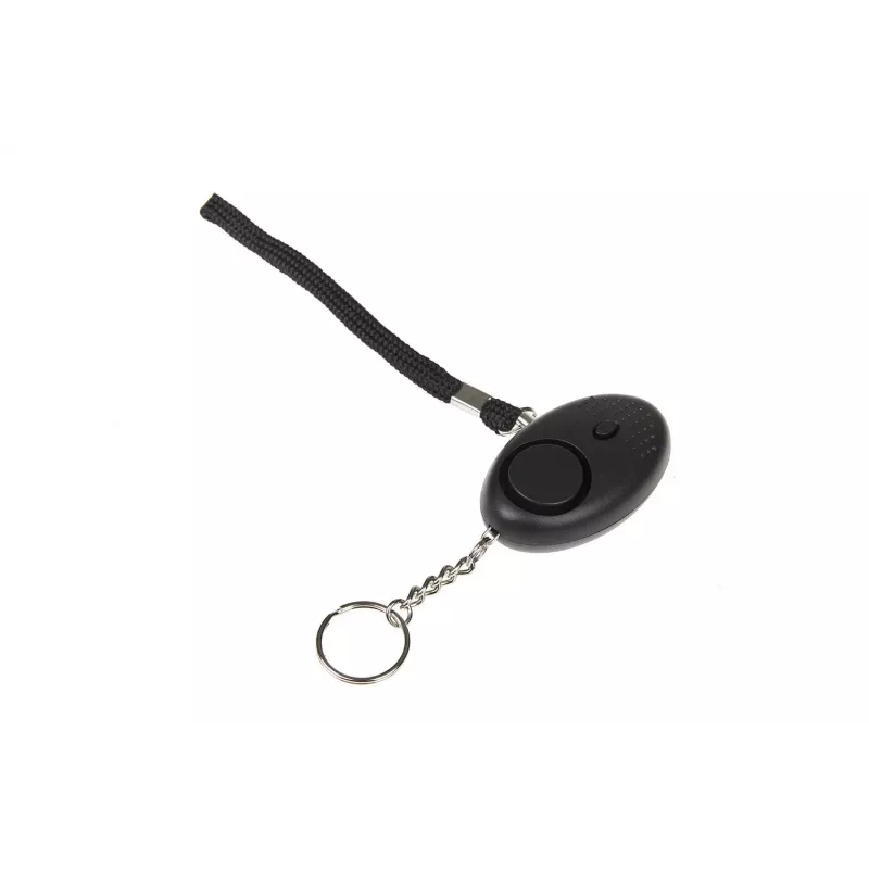 Personīgā signalizācija GUARD YC-003-BL — 120 dB, LED lukturītis, LR41 baterijas, pārnēsājama drošības ierīce