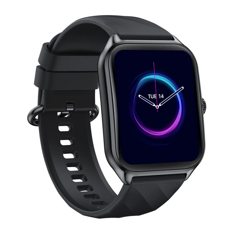 Viedpulkstenis Zeblaze GTS 4 — 1,94 collas (4,93 cm) AMOLED, 466×466 px, skārienjutīgs, Wi‑Fi, silikona siksniņa, melns