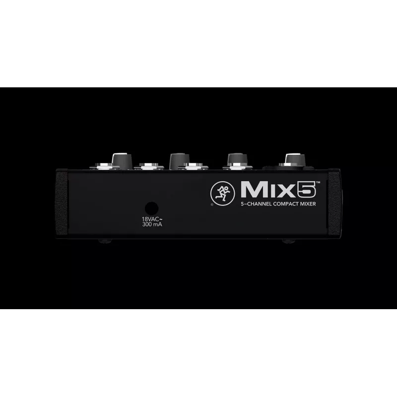 Mackie Mix5 5 kanāli 20 - 30000 Hz Melns