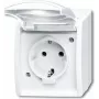 Busch Jaeger 2083-0-0831 kontaktligzda CEE 7/3 balta (2083-0-0831)