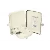 Fiber optic distribution box Extralink Edith 16 core pelēka ABS